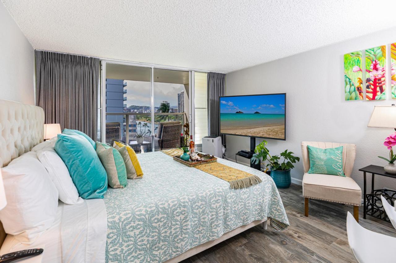 דירות הונולולו Beautifully Upgraded Studio Close To Waikiki Beach מראה חיצוני תמונה